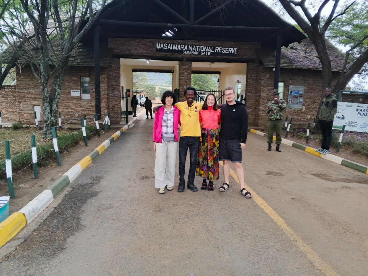 U brány národní rezervace Masai Mara